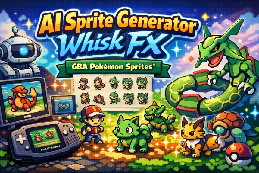 AI Sprite Generator Whisk FX GBA Pokemon Sprite