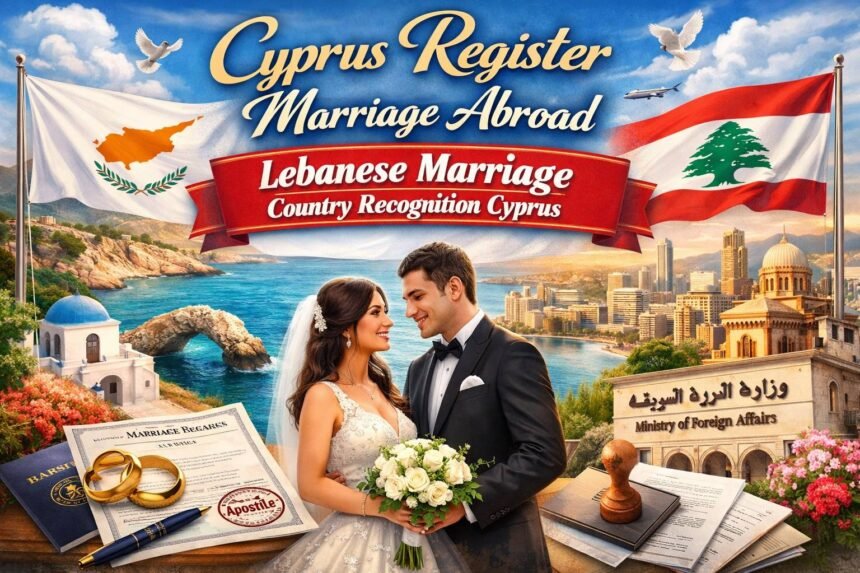 Cyprus Register Marriage Abroad Lebanese Marriage Country Recognition Cyprus