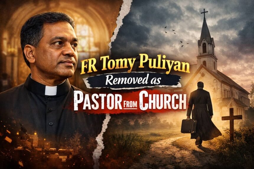 FR Tomy Puliyan Removed as Pastor From Church