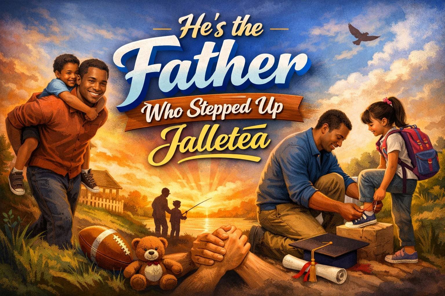 He’s the Father Who Stepped up Jalletea