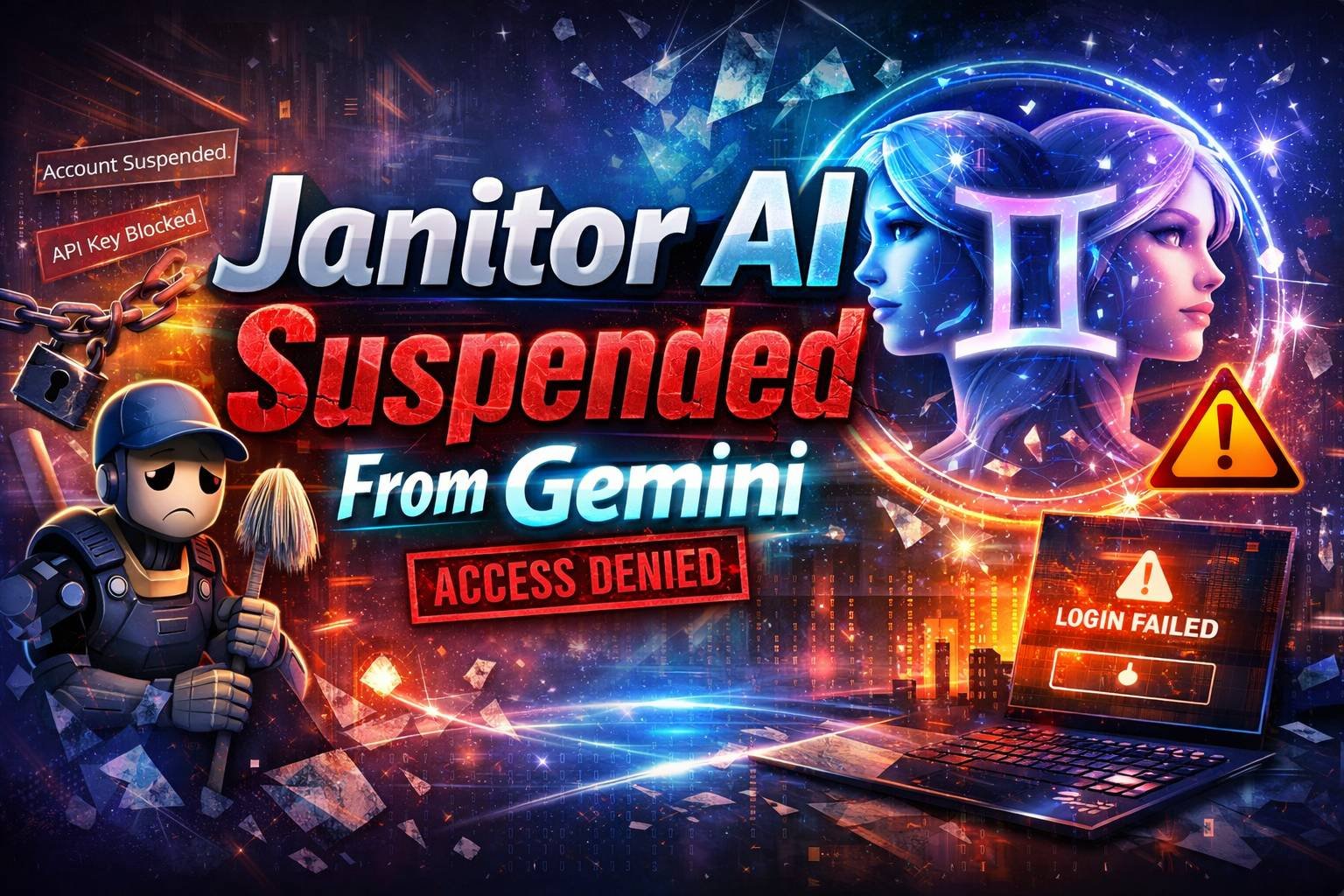 Janitor AI Suspended from Gemini