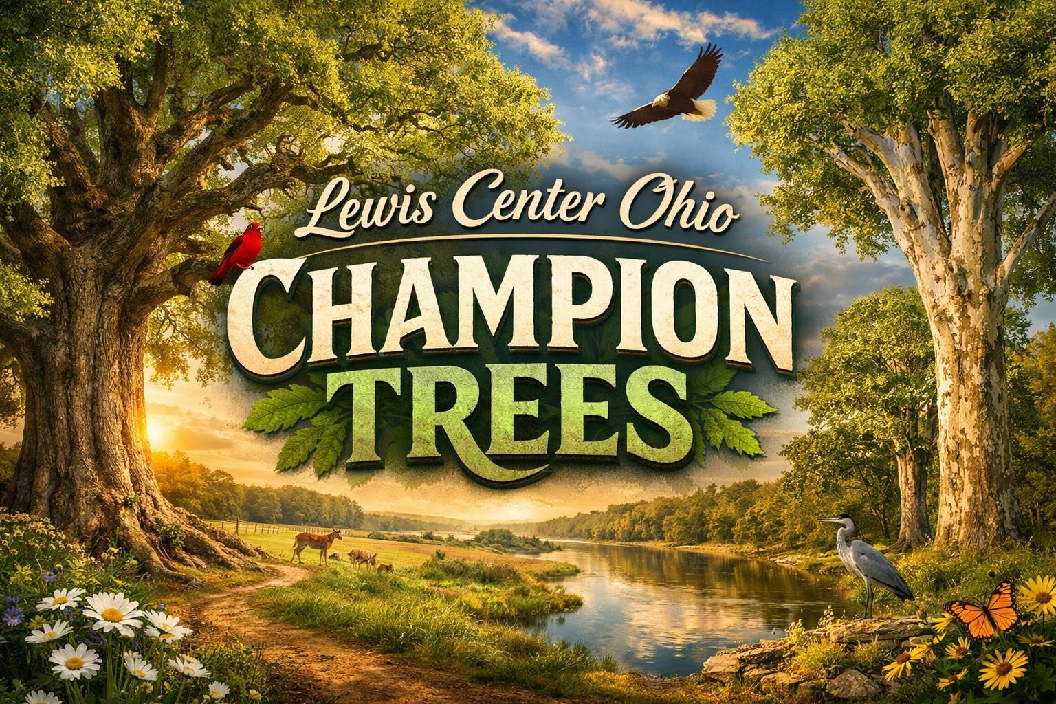 Lewis Center Ohio Champion Trees