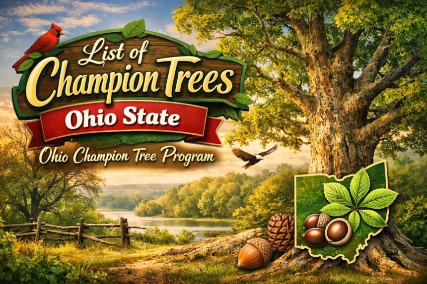 List of Champion Trees Ohio State Ohio Champion Tree Program
