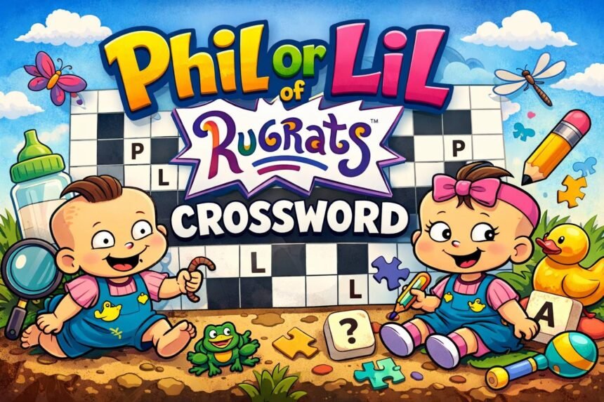 Phil or Lil of Rugrats Crossword