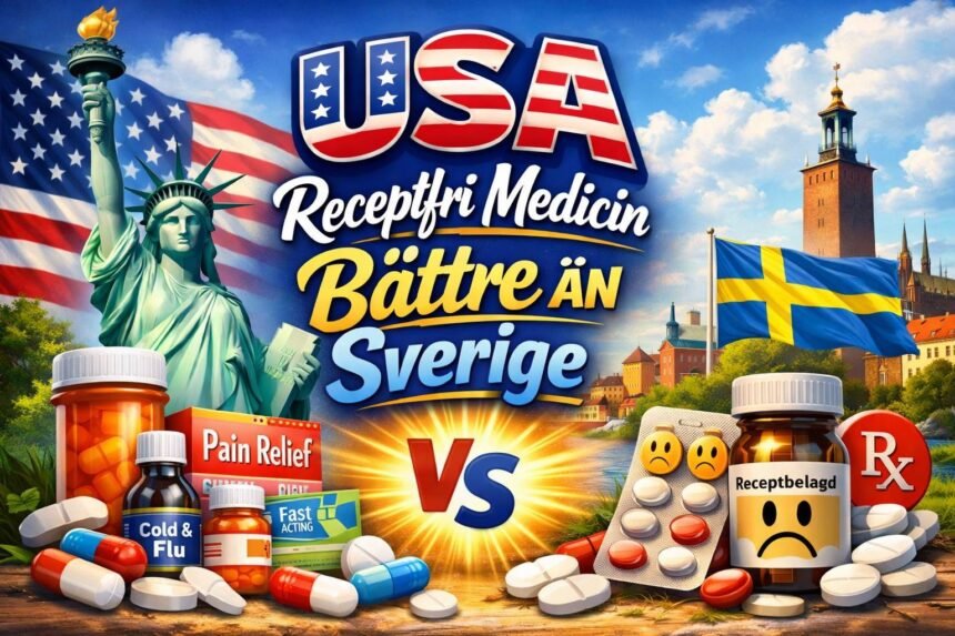 USA Receptfri Medicin Bättre äN Sverige