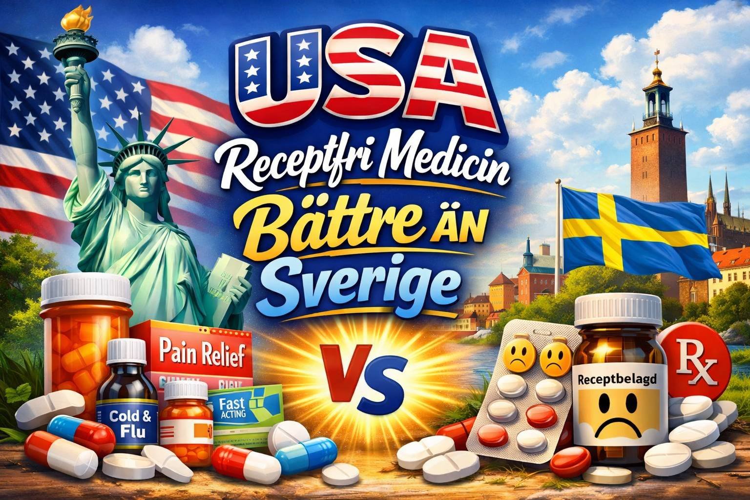 USA Receptfri Medicin Bättre äN Sverige