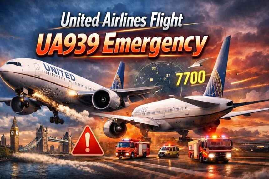 United Airlines Flight UA939 Emergency