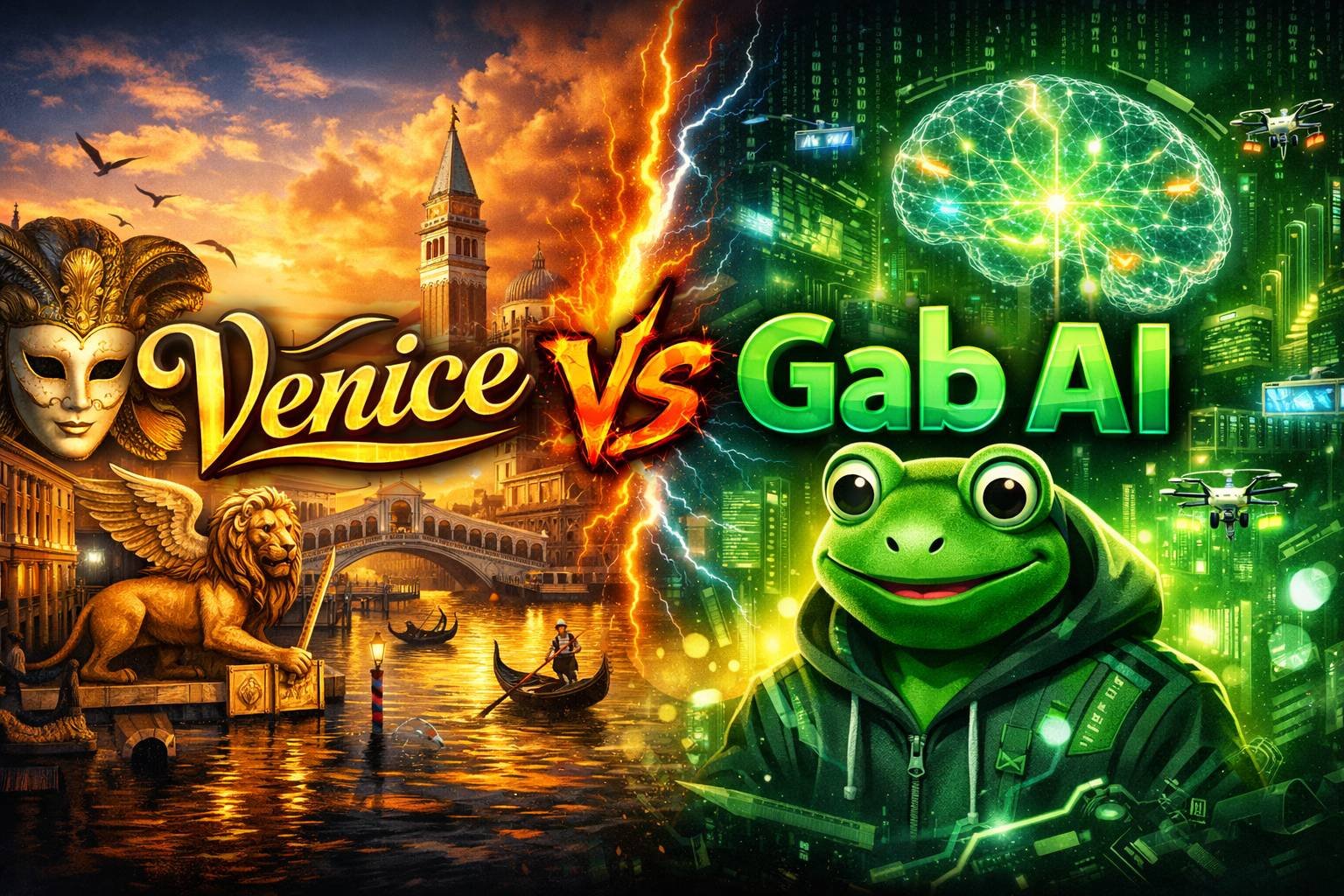 Venice vs Gab AI