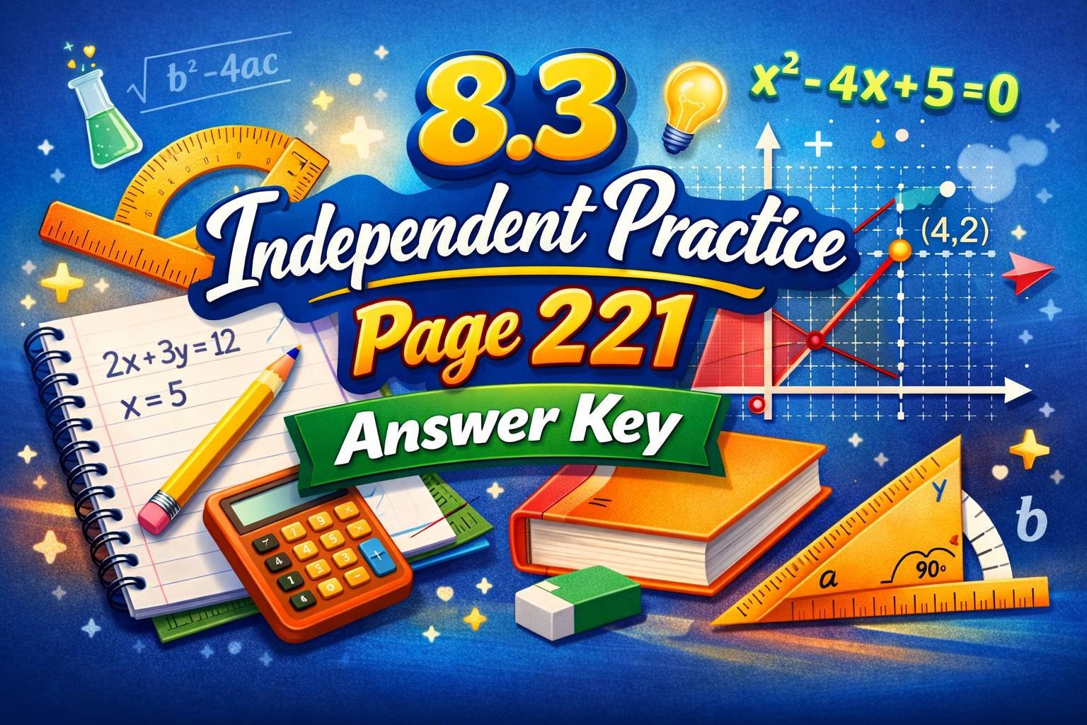 8.3 Independent Practice Page 221 Answer Key