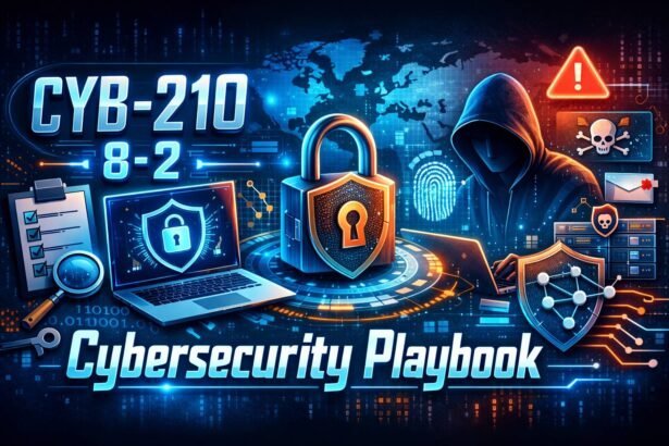 Cyb-210 8-2 Cybersecurity Playbook