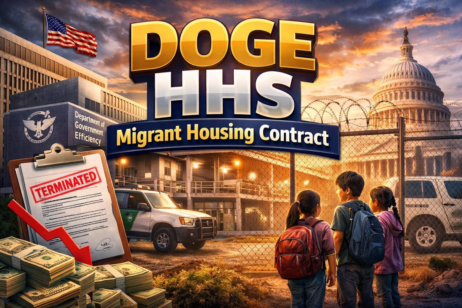 DOGE HHS Migrant Housing Contract