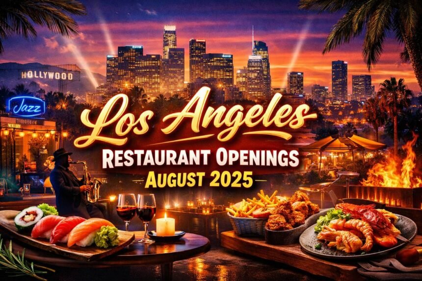 Los Angeles Restaurant Openings August 2025